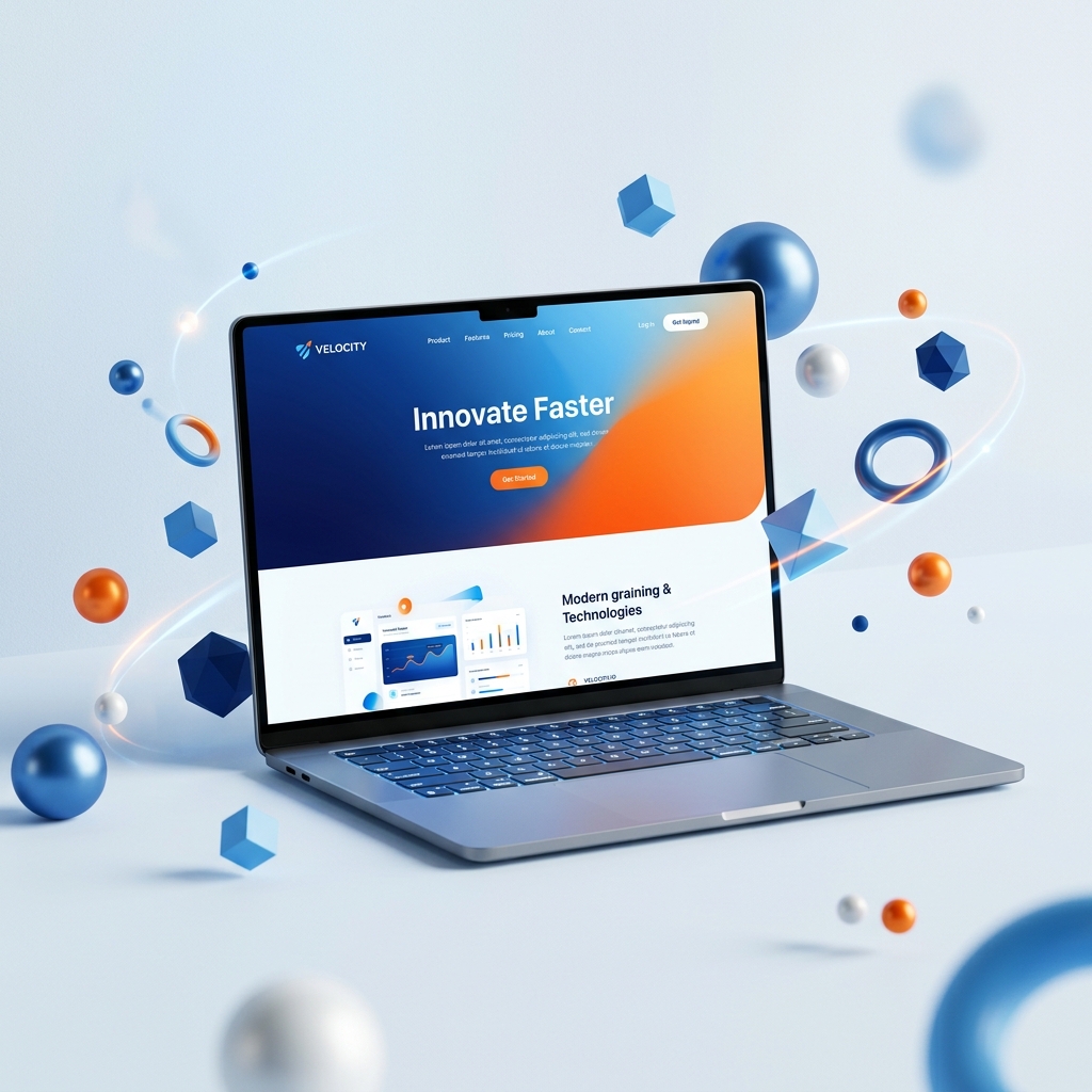 Premium Website Design Mockup